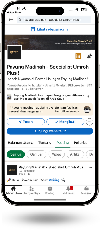 Payung Madinah di Google